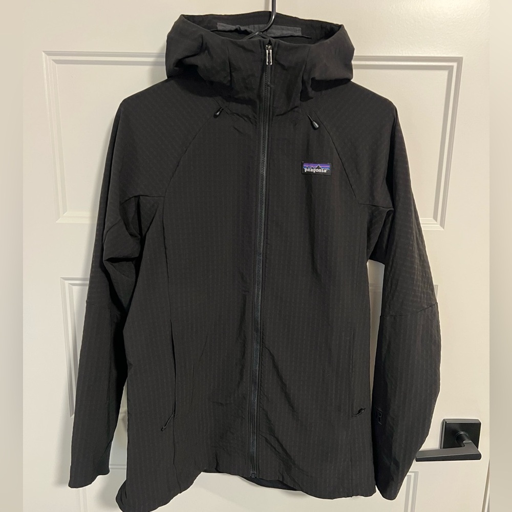 Patagonia Women's R1® CrossStrata Hoody, Black, Large